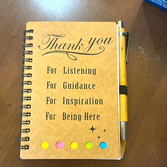 String Notebook Thank Other | Thank You Spiral Notebook With Pen | Poshmark